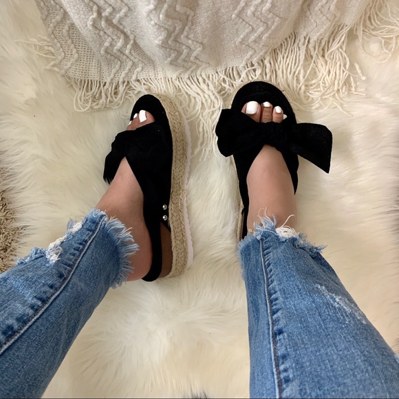 NEW Sami Platform Slip-On’s- in Black - Picture 4 of 6